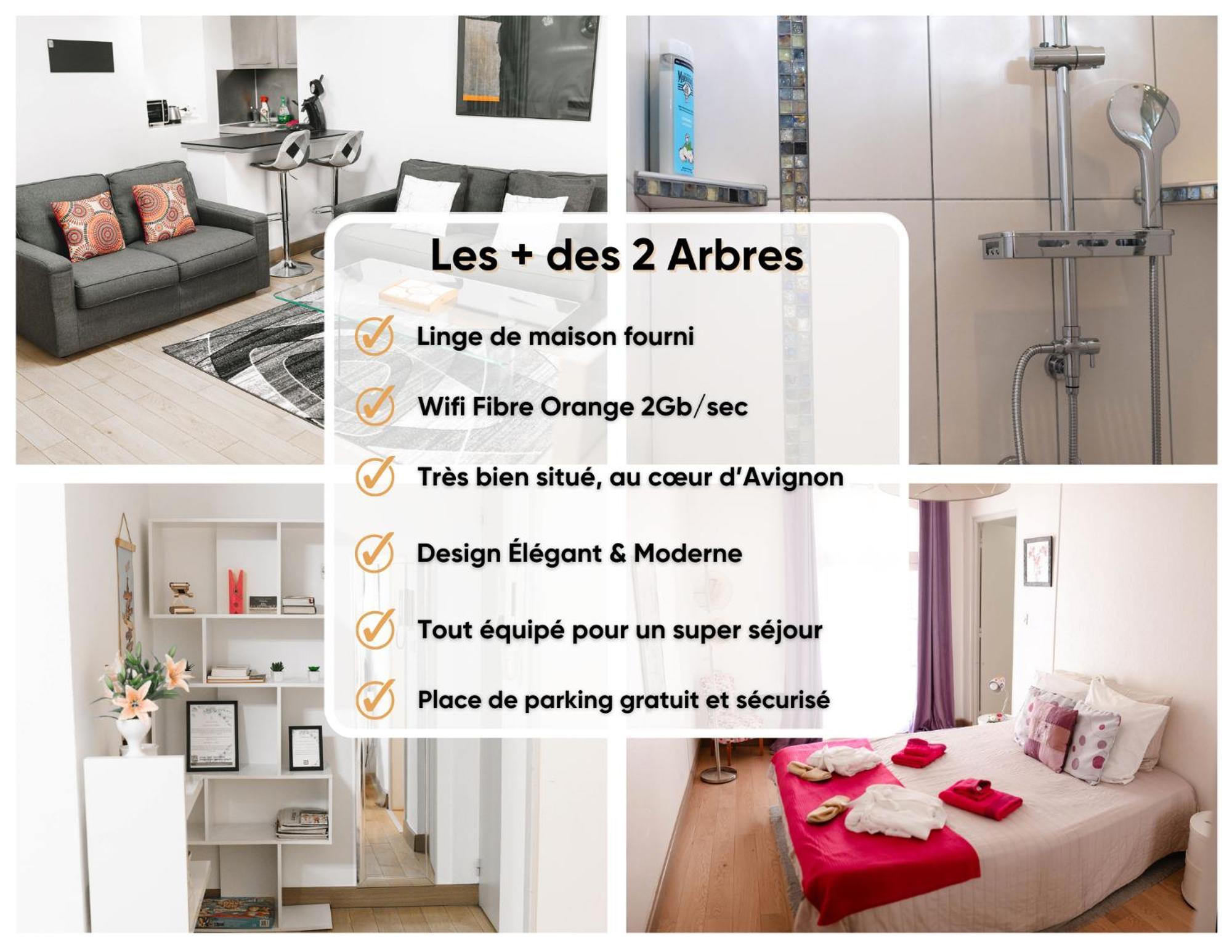 Appartement Les 2 arbres à Avignon Extérieur photo